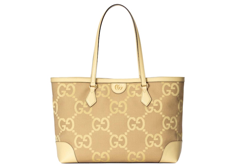 Gucci Ophidia Jumbo GG Medium Tote Beige/Banana