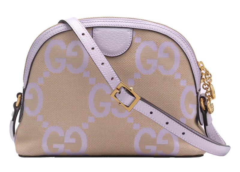 Gucci Ophidia Jumbo GG Small Shoulder Bag Beige/Lilac 圖 2