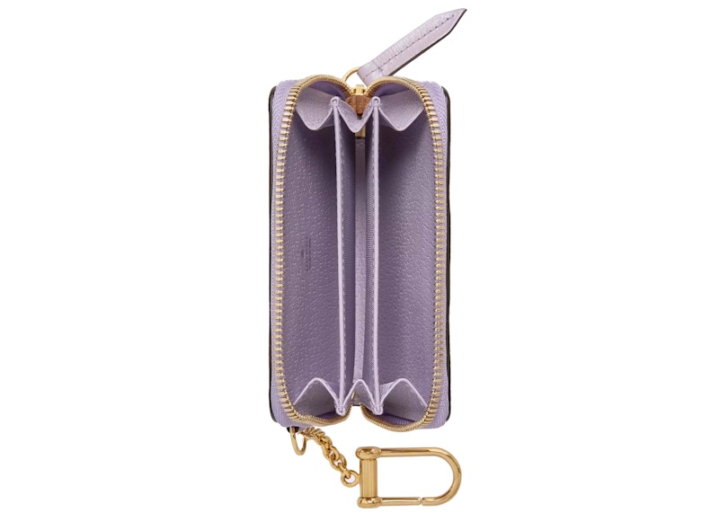 Gucci Ophidia Jumbo GG Zip Around Card Case Beige/Lilac 圖 2