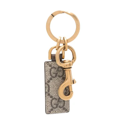 GUCCI Ophidia Keychain Metal Design Brown for Men. 794061K9GST