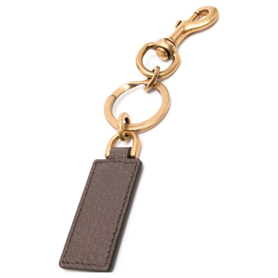 Lookbook GUCCI Ophidia Keychain Metal Design Brown for Men. 794061K9GST
