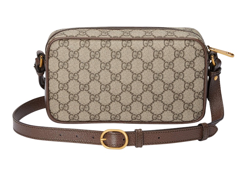 Order 구찌 오피디아 GG 수프림 스몰 메신저 백 (베이지/에보니) 
