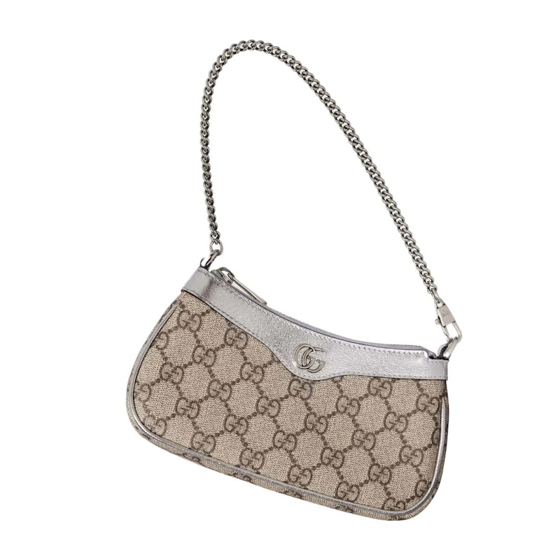 Gucci Ophidia Mini Bag Beige/Ebony/Metallic Silver 圖 2