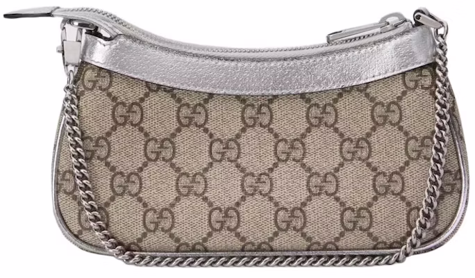 Gucci Ophidia Mini Bag Beige/Ebony/Metallic Silver Lookbook Gucci Ophidia Mini Bag Beige/Ebony/Metallic Silver