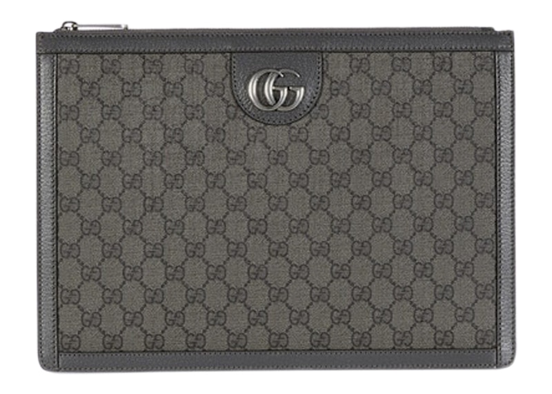 Gucci Ophidia Portfolio Case GG Supreme Grey/Black