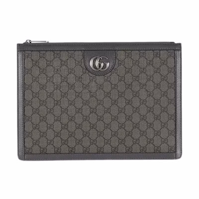 Gucci Ophidia Portfolio Case GG Supreme Grey/Black