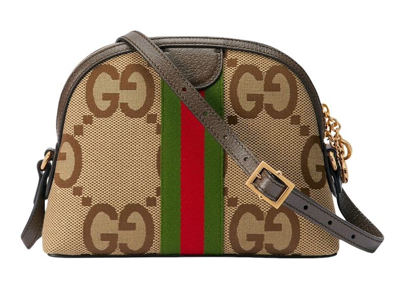 Order Gucci Ophidia 小羊駝啡/棕褐/紅/綠色迷你肩背包Jumbo GG設計