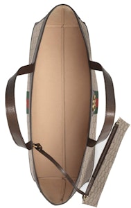 Gucci Ophidia Soft GG Supreme Tote Mediana Beige/Ebony Lookbook Gucci Ophidia Soft GG Supreme Tote Mediana Beige/Ebony
