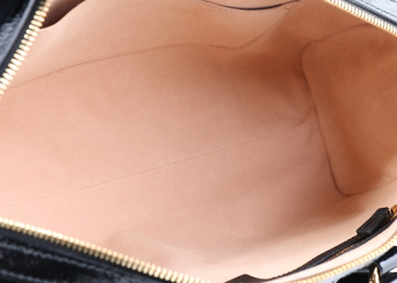 Gucci Ophidia Top Handle Medium Web Velvet Black 圖 3