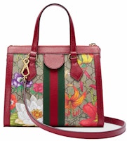 Bolso Tote Gucci Ophidia GG Flora Pequeño Rojo Order Bolso Tote Gucci Ophidia GG Flora Pequeño Rojo