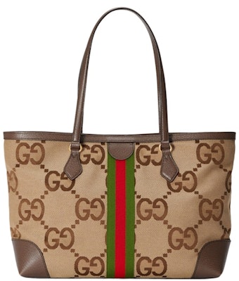 Gucci Ophidia Tote Bag Medium Jumbo GG Camel/Ebony/Red/Green Order Gucci Ophidia Tote Bag Medium Jumbo GG Camel/Ebony/Red/Green