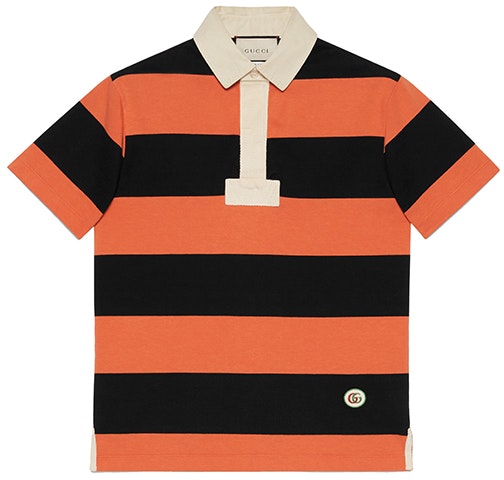 gucci-orange-cotton-polo-shirt-with-applique-detail-645251-xjc-6-f-7252