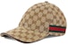 Gucci Original GG Canvas Baseball Hat with Web Beige/Brown