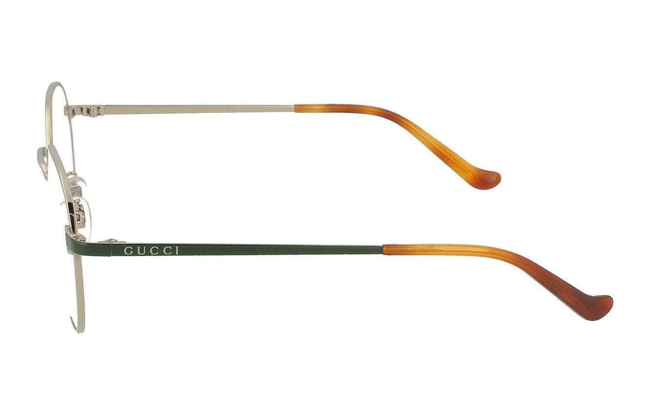 GUCCI Oval Metal Optical Frame Silver. GG0581O-008 圖 7
