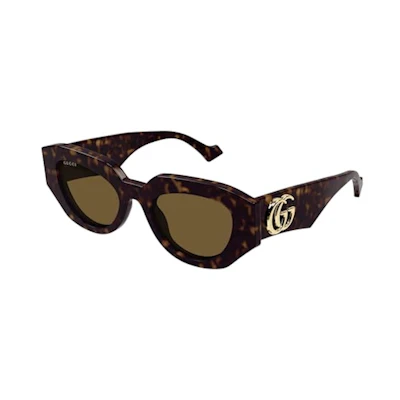 Gucci Oval Sunglasses Brown (GG1421S-002-FR)