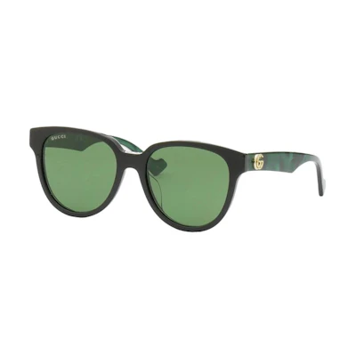 GUCCI Oval Sunglasses Double G Acetate Unisex【Prescription Available】 GG0960sa-001