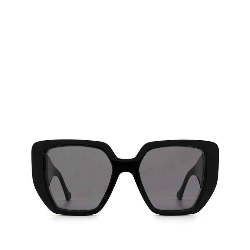 Gucci Oversized Square Frame Sunglasses Black/Grey (GG0956S-003-54)
