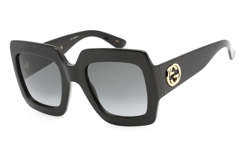 Gucci Oversized Square Sunglasses Black/Grey (GG0053SN-001)