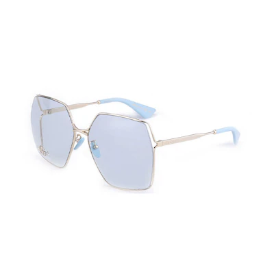 GUCCI Oversized Square Sunglasses Mint Blue Unisex GG0817S-004