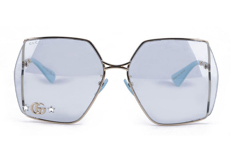 GUCCI Oversized Square Sunglasses Mint Blue Unisex GG0817S-004 圖 3