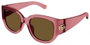 Buy Gafas de Sol Cuadradas Oversized Gucci Rojo/Marrón (GG1599SA-003)