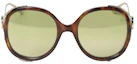 Order Gucci 大框墨鏡 龜殼色/綠色 (型號:GG0226S-006-56)