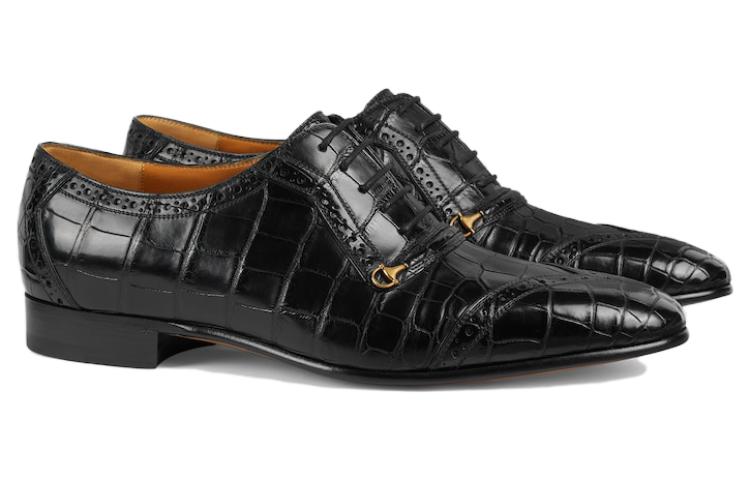 Gucci Oxford 'Black Crocodile' 圖 3