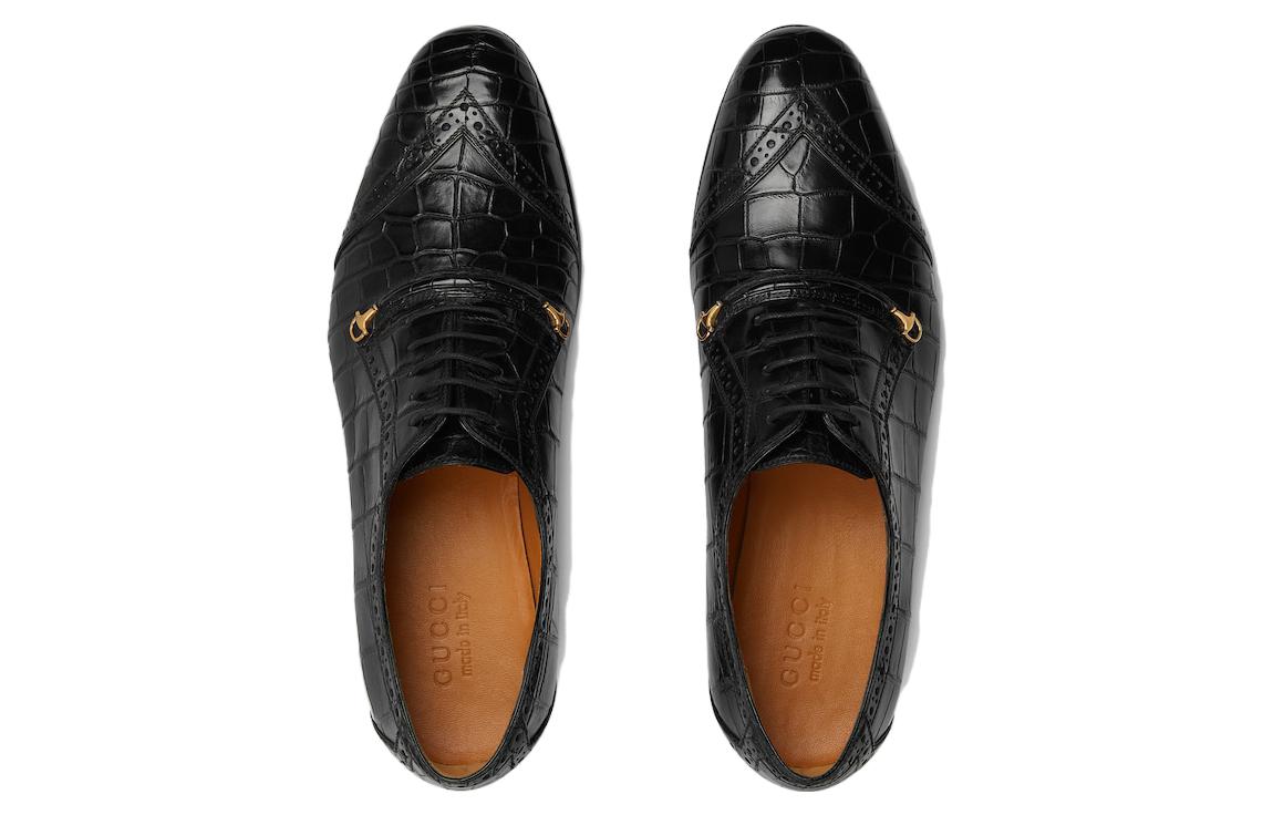 Gucci Oxford 'Black Crocodile' 圖 4