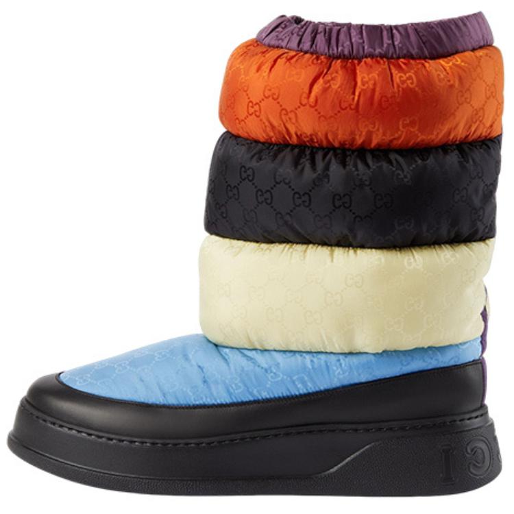 Gucci Padded Snow Boot 'Black Multi-Color' 724046-FABHX-4946