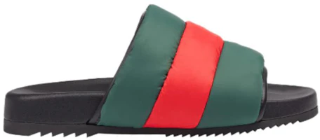 Order Gucci Padded Web Slide 'Green Red' 692387-UFR30-3060