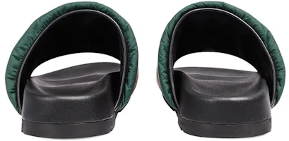 Shop Gucci Padded Web Slide 'Green Red' 692387-UFR30-3060