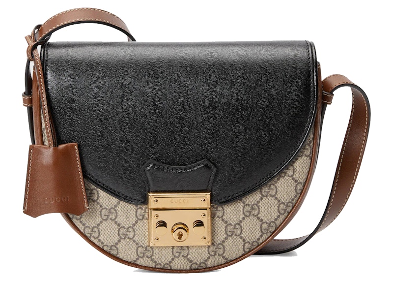 Gucci Padlock GG Supreme Shoulder Bag Brown/Black