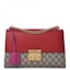 Buy Gucci Padlock Monogram GG Supreme Medium Multicolor Pink/Red/Brown Hibiscus
