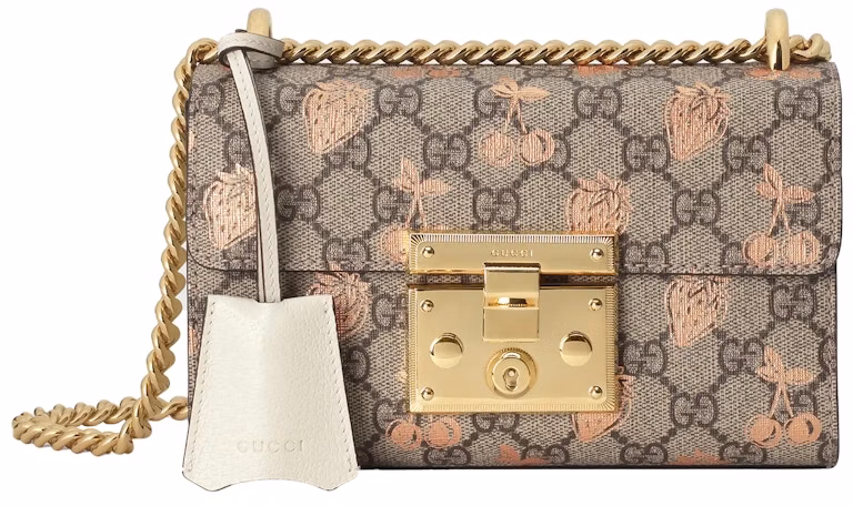gucci-padlock-shoulder-bag-gg-supreme-strawberry-print-beige-ebony-metallic-cherry