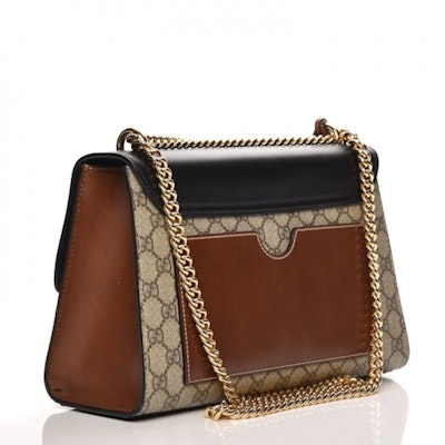 Gucci Padlock Shoulder GG Supreme Medium Beige/Black Order Gucci Padlock Shoulder GG Supreme Medium Beige/Black