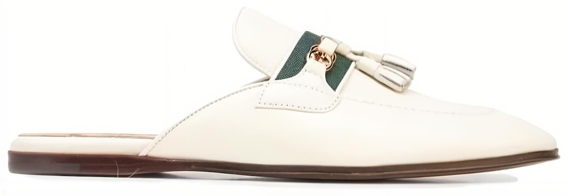 Gucci Paride GG Web Tassel Mule Dusty White 655580-1W610-9121 Order Gucci Paride GG Web Tassel Mule Dusty White 655580-1W610-9121