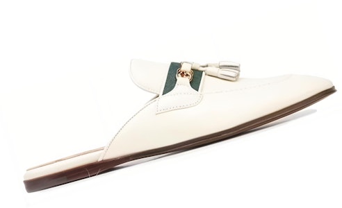 古驰 Paride GG 流苏穆勒鞋 灰白色 655580-1W610-9121 Lookbook 古驰 Paride GG 流苏穆勒鞋 灰白色 655580-1W610-9121