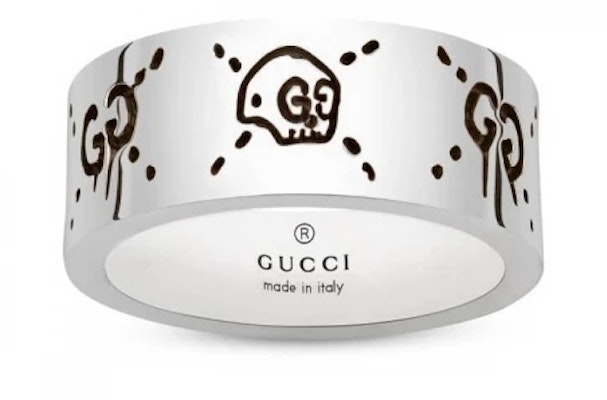 GUCCI Patterned 925 Silver Ring Unisex Couple Design - Silver. YBC4553180010 Buy GUCCI Patterned 925 Silver Ring Unisex Couple Design - Silver. YBC4553180010