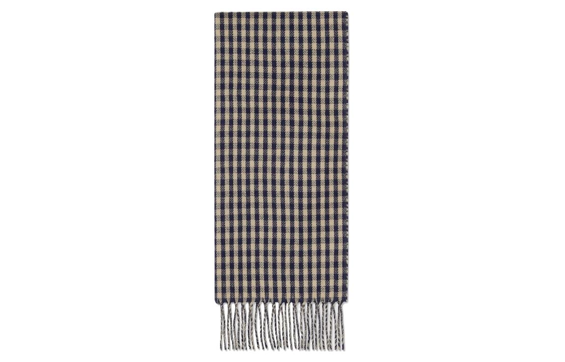 GUCCI Patterned Wool Knit Scarf Unisex Couple Design Multicolor. 7641684G2004178