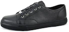 Buy Baskets Basses Gucci en Cuir Nappa Grainé ''Noir'' 312615-AOD50-1000