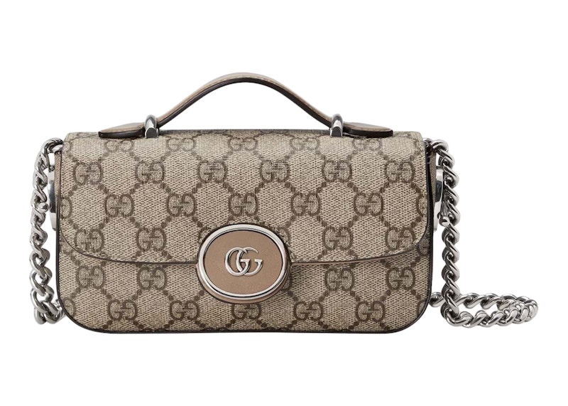 Gucci Petite GG Mini Bag Beige/Ebony