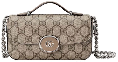 Gucci Petite GG Mini Bag Beige/Ebony Gucci Petite GG Mini Bag Beige/Ebony