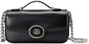 Buy Gucci Petite GG迷你手袋黑色