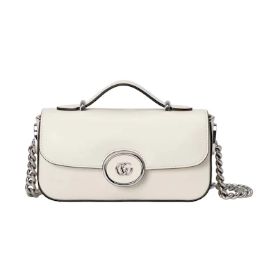Gucci Petite GG Mini Bag White
