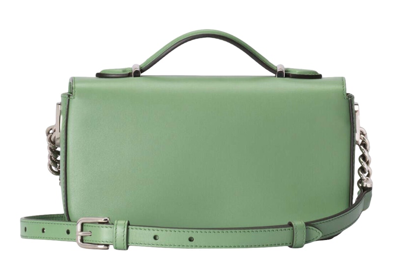 Lookbook Gucci迷你GG肩背包淺綠色