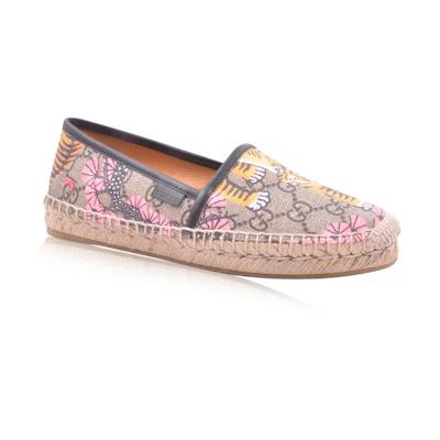 Gucci Pilar Espadrille Flat 'Tiger Print'
