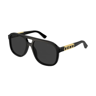 Gucci Pilot Sunglasses Black (GG1188S-001-58)