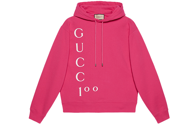 Gucci Pink Hoodie with Logo Pattern 646953-XJDXD-5251