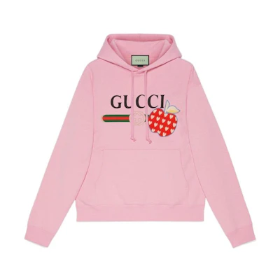 Gucci Pink Logo Cotton Pattern Long-Sleeve Sweatshirt 626989-XJDOR-5904