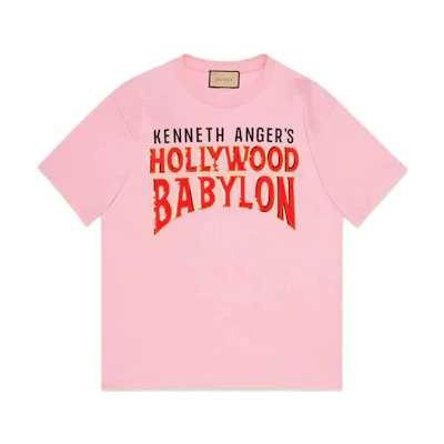 GUCCI Pink Logo Print Unisex T-Shirt 616036-XJEJU-5904